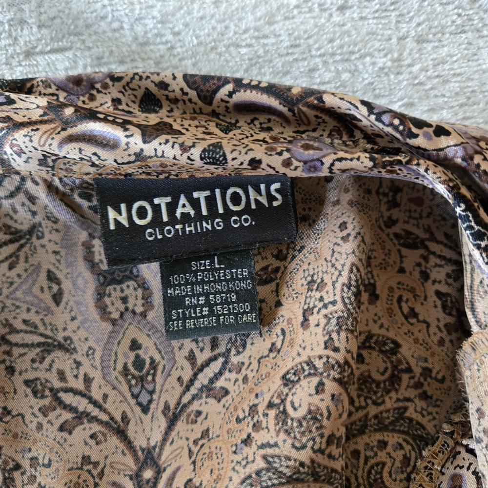 Notations Elegant Paisley Top